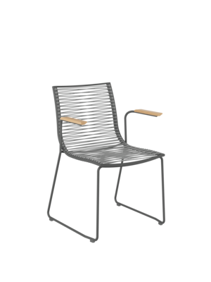 Pan Armlehnstuhl Graphit