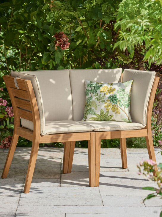 Zierkissen 43 x 40 Nature Vert