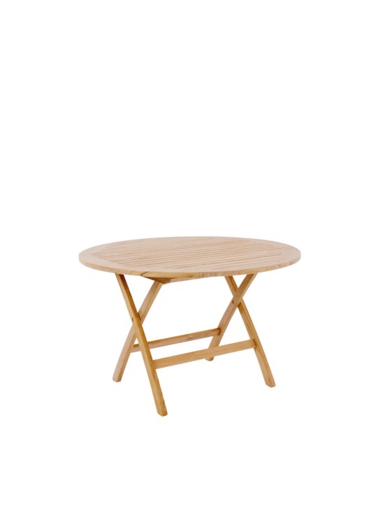 Folding Table Teak rund mit Schirmloch