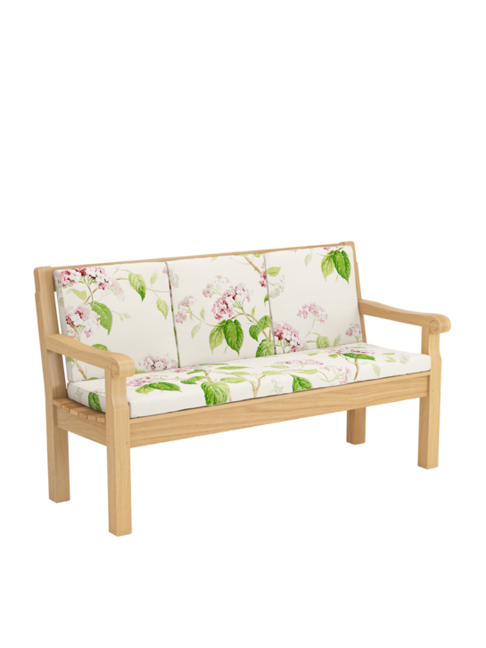 Rückenkissen Summerfield / Hestercombe Bank 150 Hortensia Rosa, 3er-Set