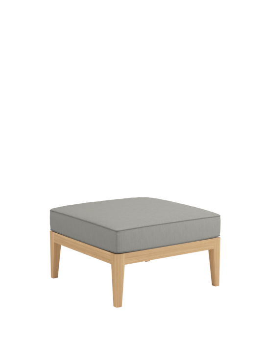 Valencia Lounge Hocker inkl. Auflage Stone/Keder Taupe