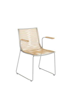 Pan Armlehnstuhl Braun