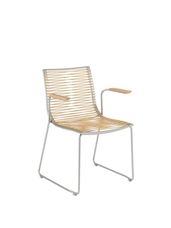 Pan Armlehnstuhl Braun